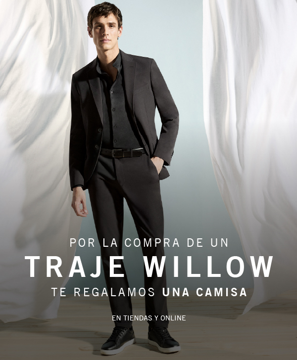 Por la compra de un traje willo te regalamos una camisa